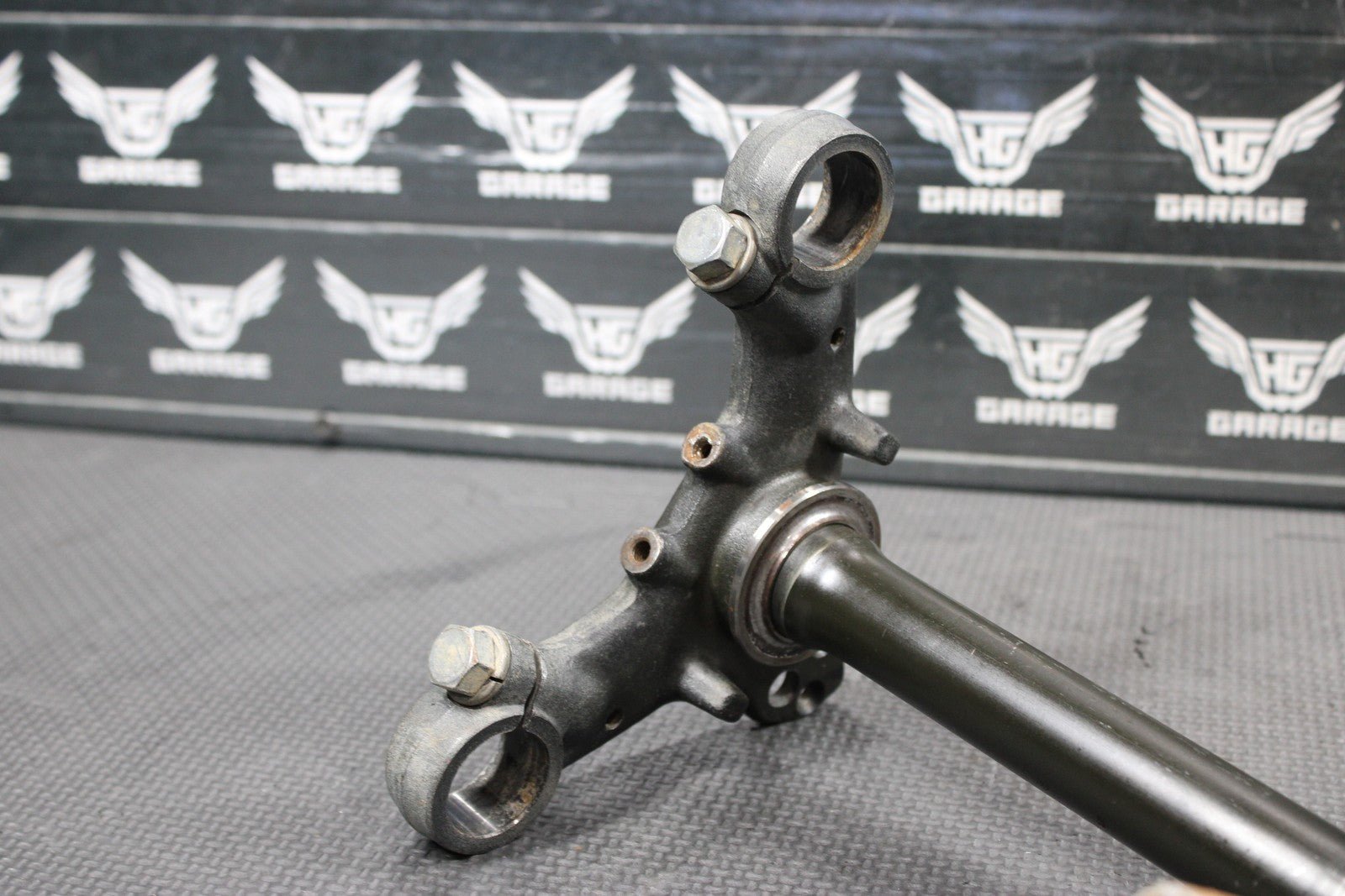 1997 94 - 97 YAMAHA RT100 OEM FRONT FORKS LOWER UPPER TRIPLE TREE STEM CLAMP - hggarage