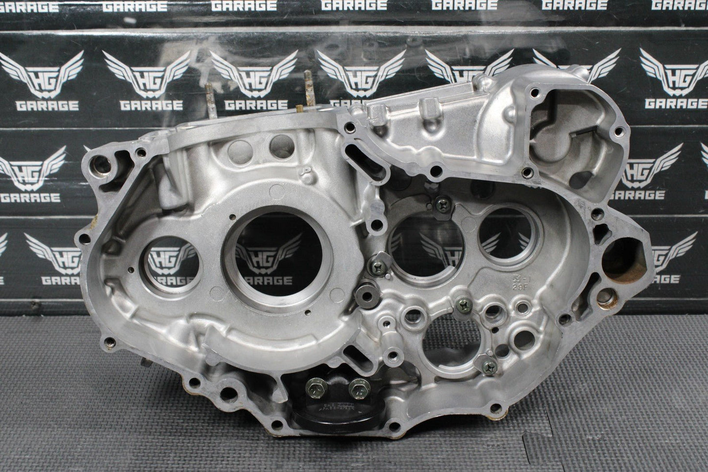 2000 SUZUKI DRZ400 OEM LEFT RIGHT ENGINE MOTOR CRANKCASE CASES HALFS BLOCK GOOD! - hggarage