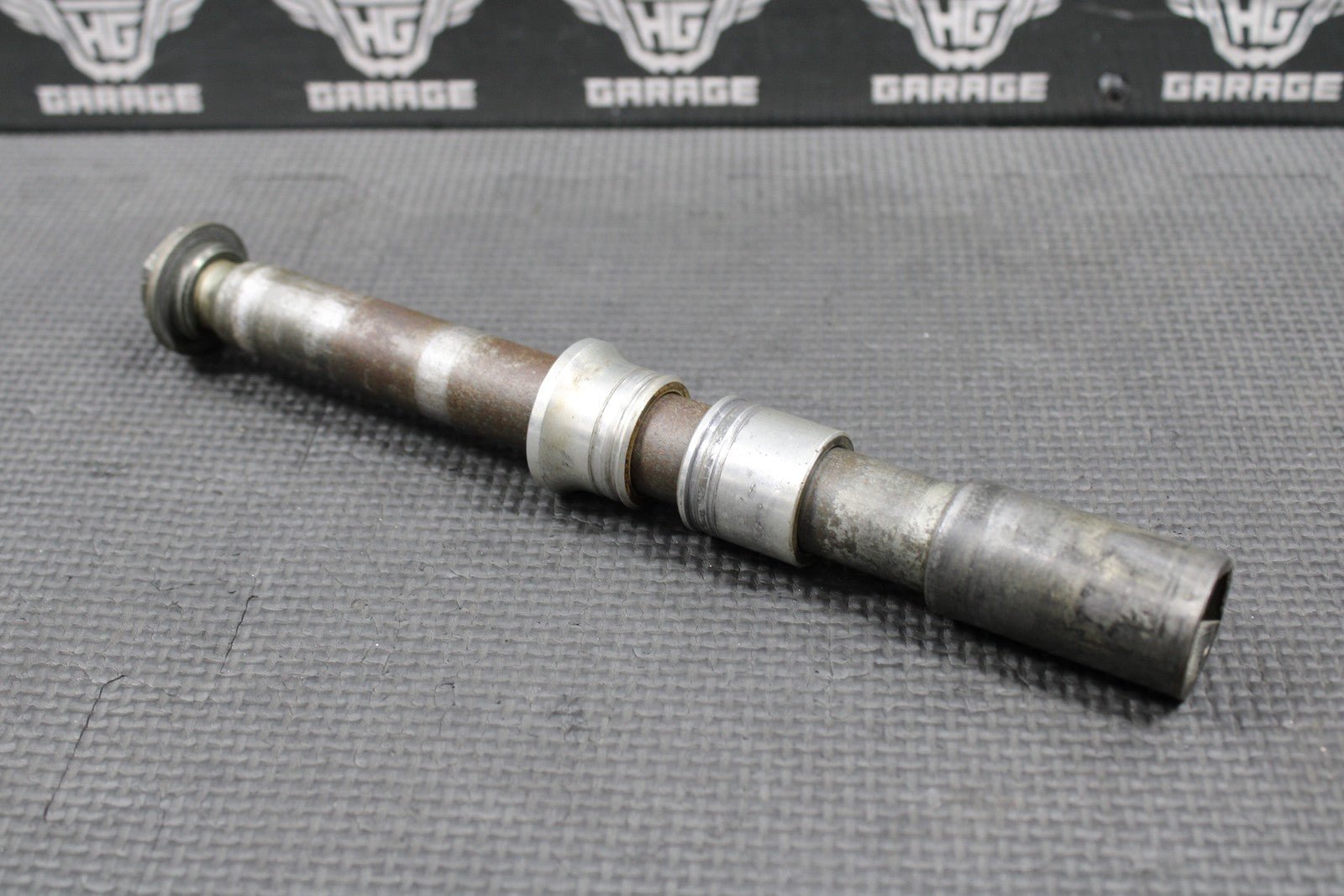 2003 YAMAHA YZ125 OEM FRONT WHEEL RIM AXLE PIVOT BOLT W COLLARS 5BE - 25181 - 00 - 00 - hggarage