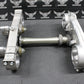 2001 00 - 03 HONDA CR125R OEM FRONT FORKS LOWER UPPER TRIPLE TREE STEM BAR CLAMP - hggarage
