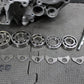 2000 YAMAHA YZ400F YZ426F OEM LEFT RIGHT ENGINE MOTOR CRANKCASE CRANK CASE BLOCK - hggarage