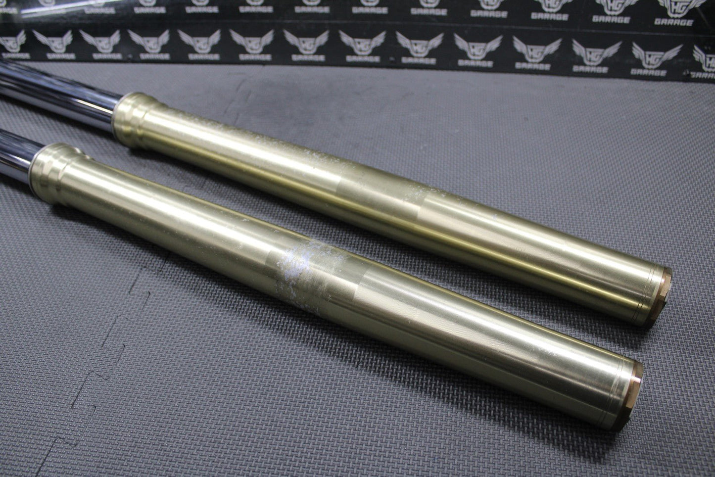 2007 KAWASAKI KX250F OEM RIGHT LEFT FRONT SUSPENSION FORKS SHOCKS 44071 - 5015 - hggarage