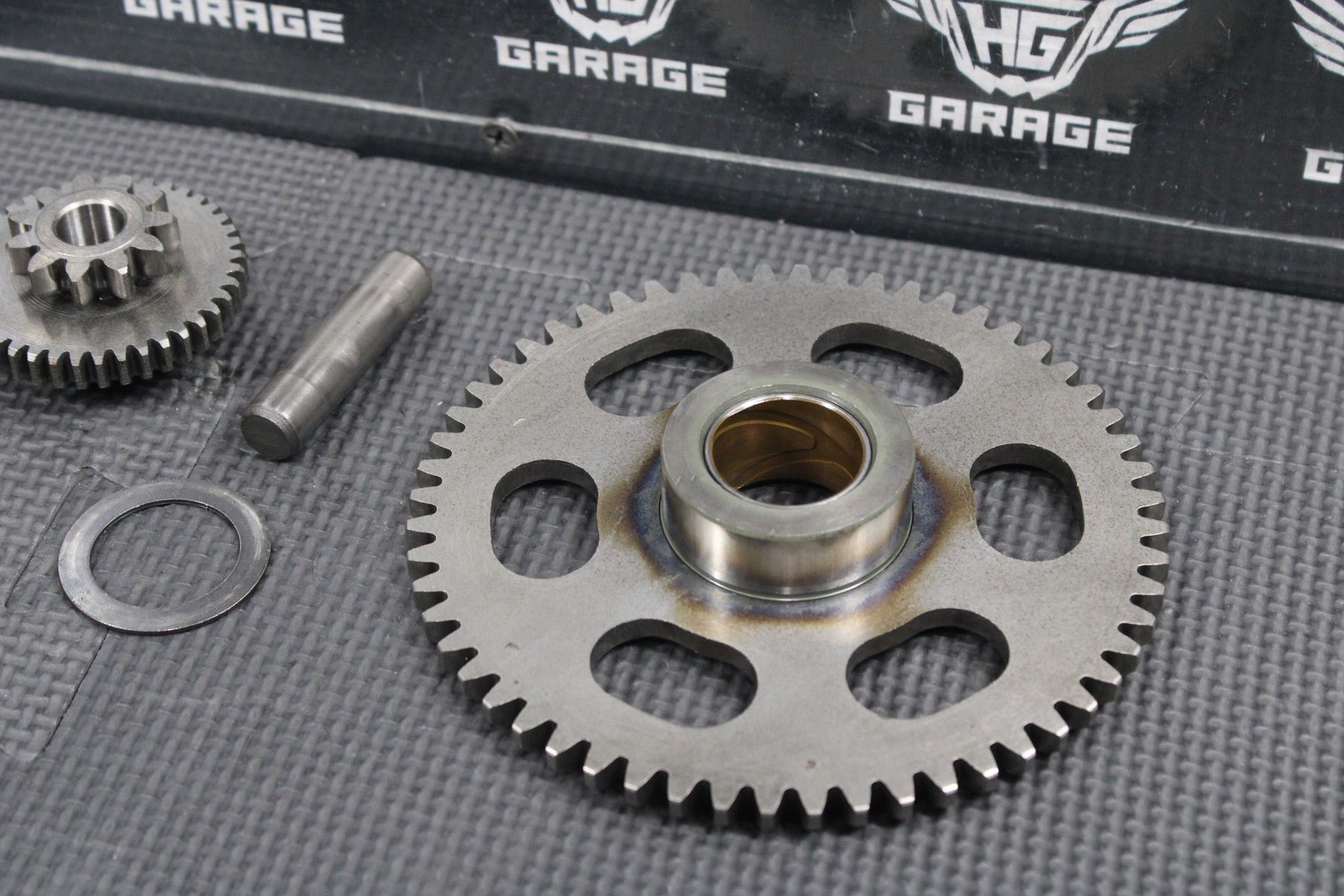 1987 YAMAHA OEM ENGINE MOTOR STARTER CLUTCH DRIVE IDLER GEAR ASSEMBLY - hggarage