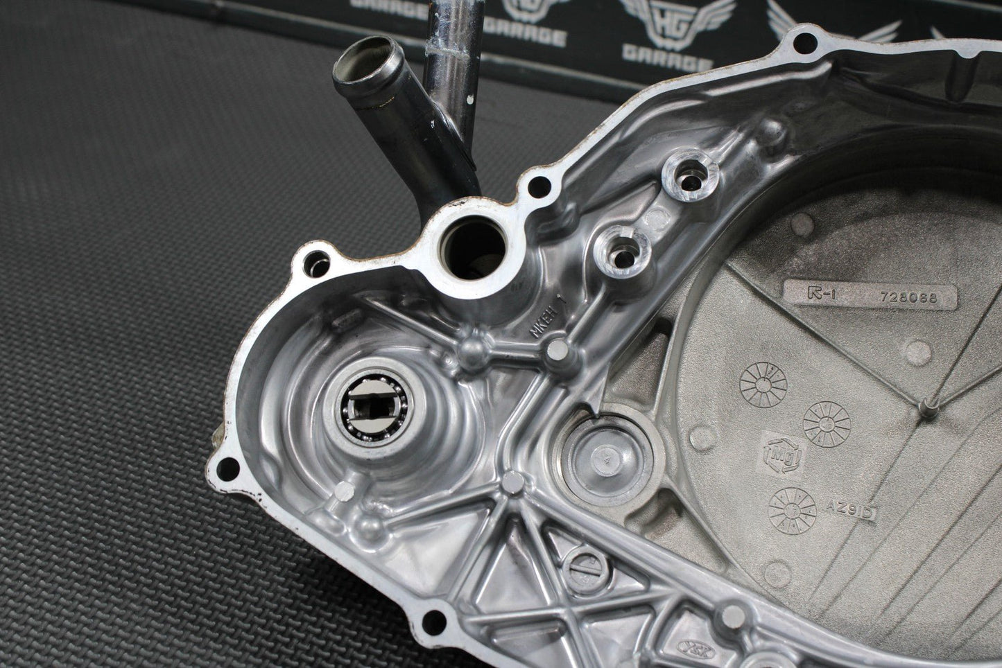 2019 HONDA CRF450RX OEM RIGHT SIDE INNER OUTER ENGINE CLUTCH COVER WATERPUMP - hggarage