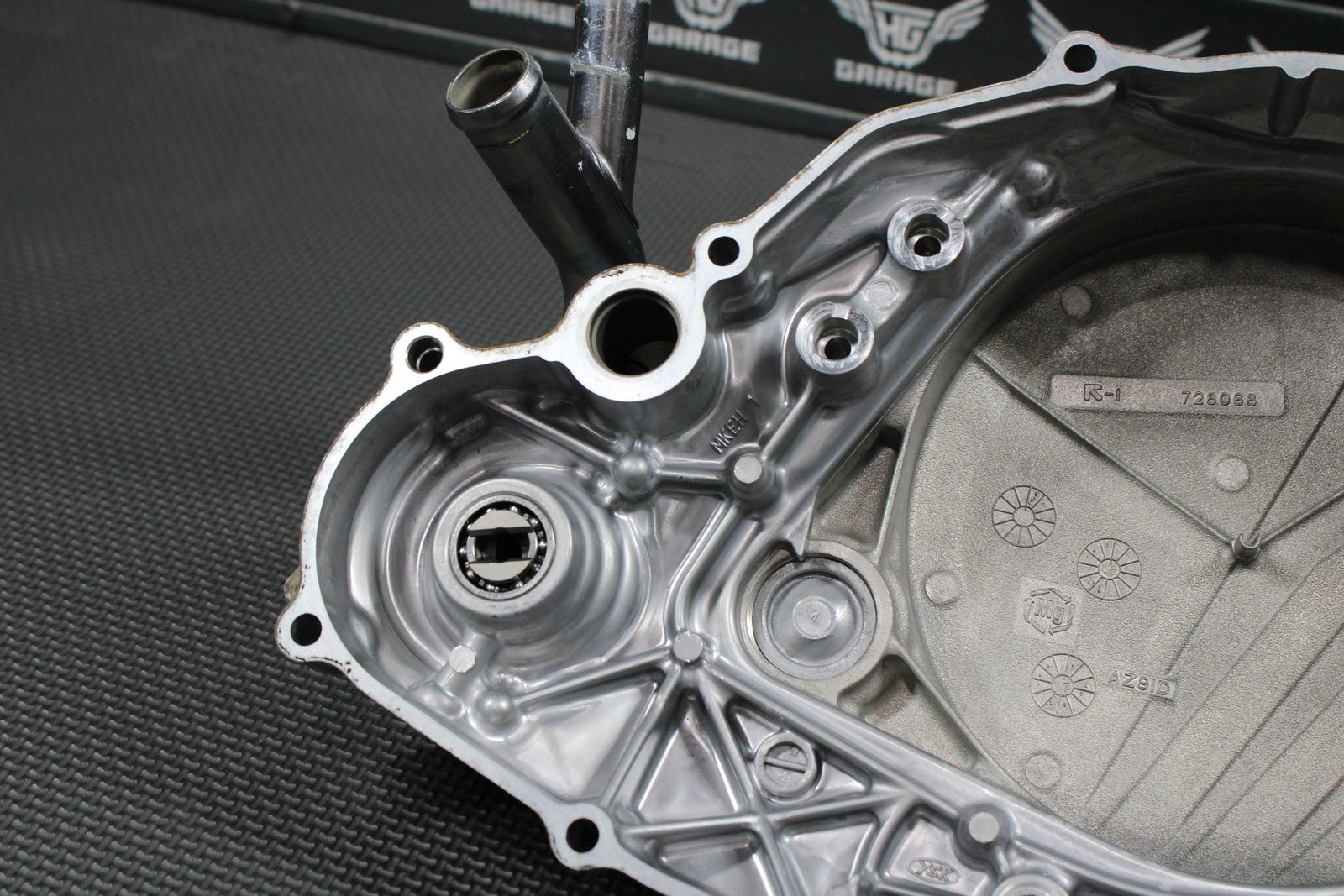2019 HONDA CRF450RX OEM RIGHT SIDE INNER OUTER ENGINE CLUTCH COVER WATERPUMP - hggarage