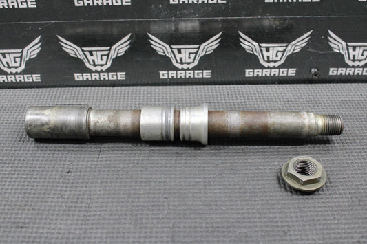 2003 YAMAHA YZ125 OEM FRONT WHEEL RIM AXLE PIVOT BOLT W COLLARS 5BE - 25181 - 00 - 00 - hggarage