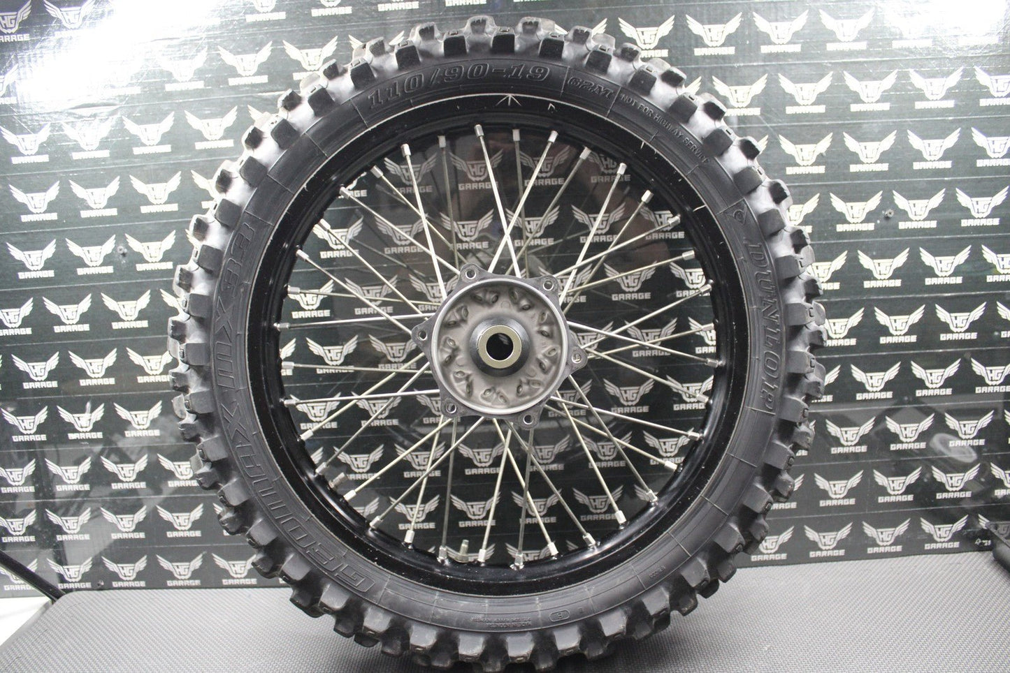 2020 SUZUKI RMZ250 OEM BLACK REAR BACK WHEEL RIM HUB TIRE 64100 - 46K00 19 x 1.85" - hggarage