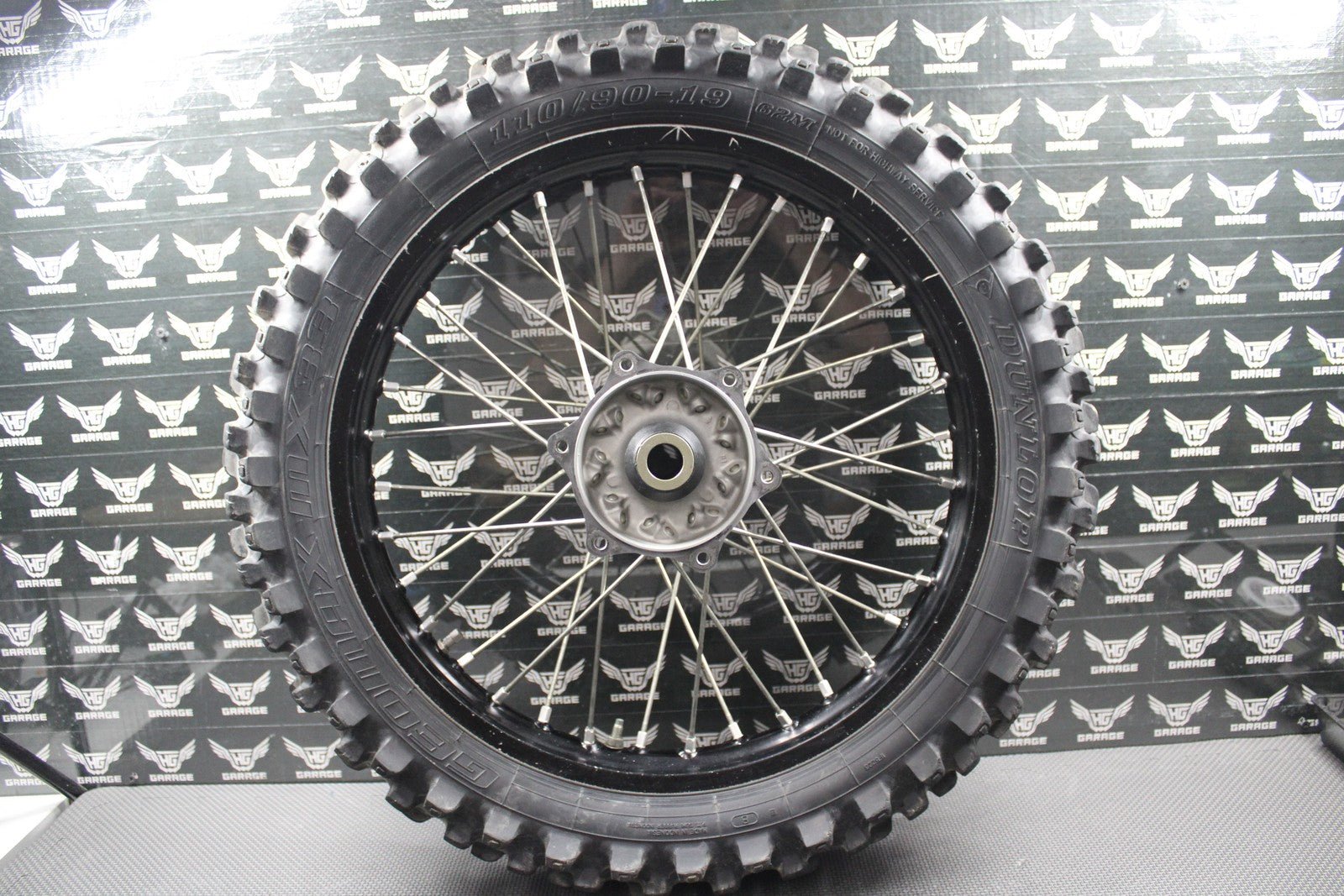 2020 SUZUKI RMZ250 OEM BLACK REAR BACK WHEEL RIM HUB TIRE 64100 - 46K00 19 x 1.85" - hggarage