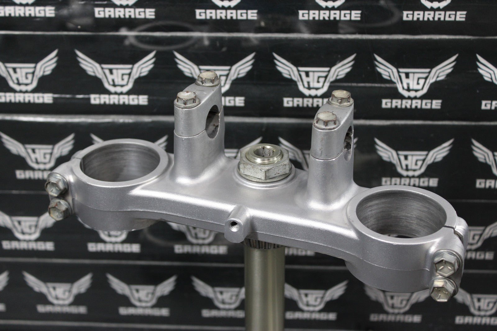 1996 KAWASAKI KX125 OEM FRONT FORKS LOWER UPPER TRIPLE TREE STEM CLAMP SET NICE! - hggarage