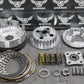 2002 Honda XR200R OEM Complete Clutch W Plates Basket Hub 22100 - 437 - 020 22121 - Kc - hggarage