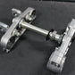 2006 HONDA CR125R 05 - 07 OEM FRONT FORKS LOWER UPPER TRIPLE TREE STEM CLAMP NICE! - hggarage