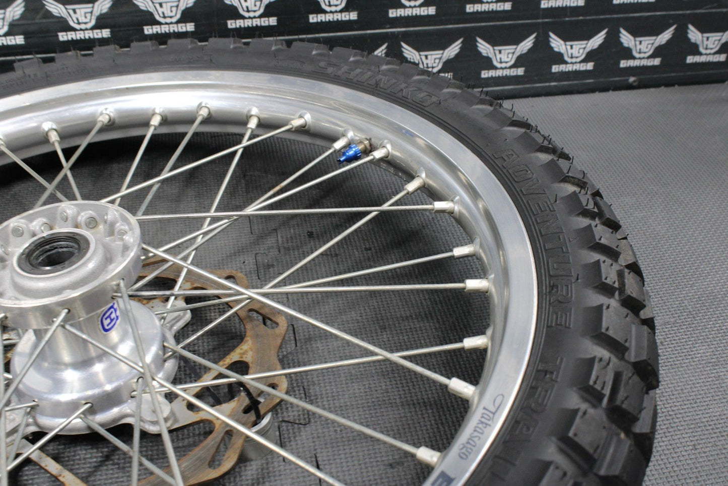 2013 HUSQVARNA TE511 OEM EXCEL FRONT BACK REAR WHEEL SET PAIR WHEELS RIMS HUBS - hggarage