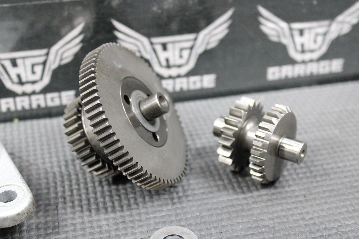 2009 KAWASAKI KLX250SF OEM ELECTRIC START STARTER IDLER LIMITER GEARS 39076 - 0020 - hggarage
