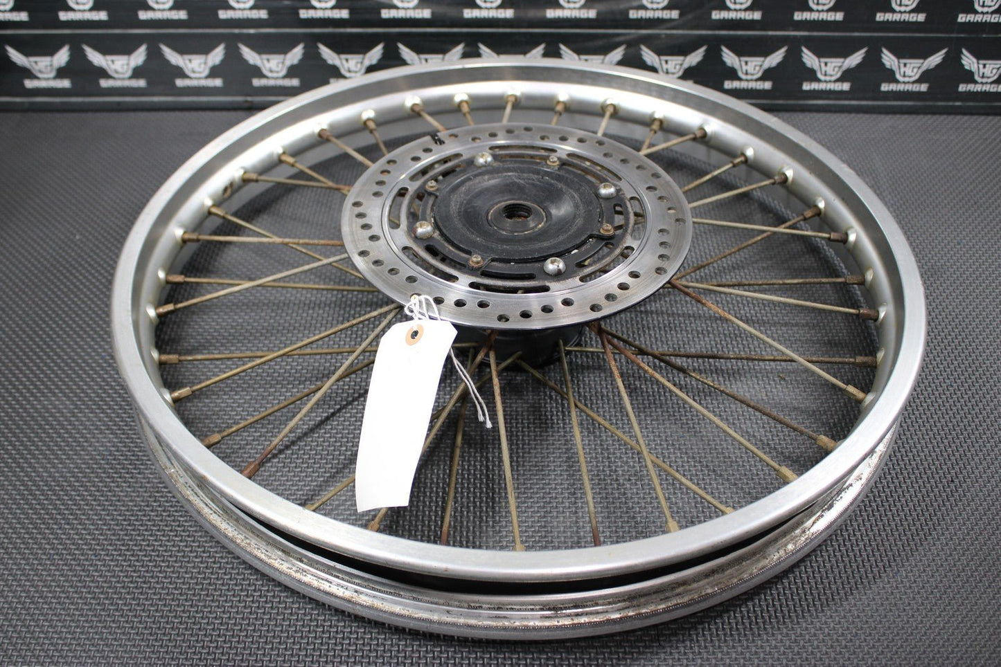 1987 HONDA XR250R OEM D.I.D FRONT WHEEL RIM HUB 44601 - MG2 - 830 44701 - KT1 - 781 - hggarage