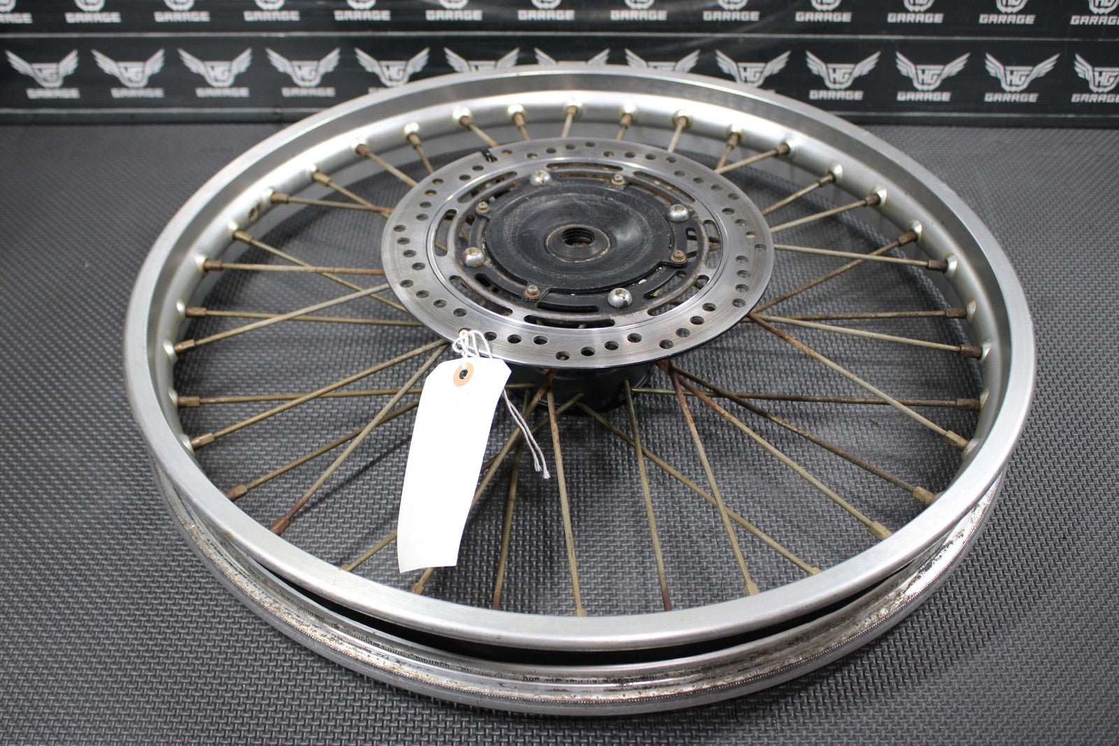1987 HONDA XR250R OEM D.I.D FRONT WHEEL RIM HUB 44601 - MG2 - 830 44701 - KT1 - 781 - hggarage