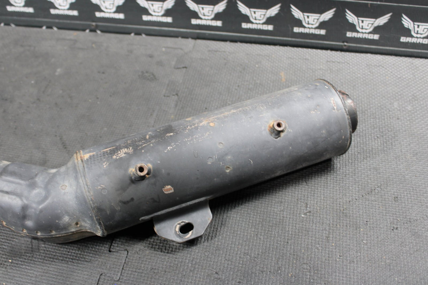2001 YAMAHA TTR225 OEM MUFFLER EXHAUST SILENCER SLIP ON PIPE 5FG - 14711 - 00 - 00 - hggarage
