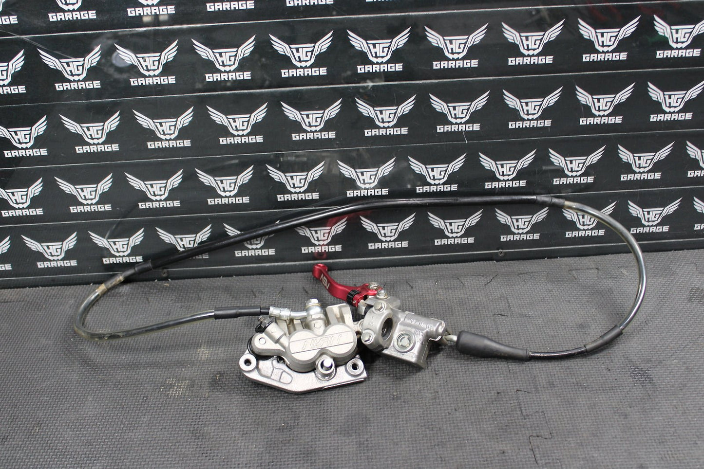 2012 KAWASAKI KX250F OEM NISSIN FRONT BRAKE CALIPER MASTER CYLINDER ASSEMEMBLY - hggarage