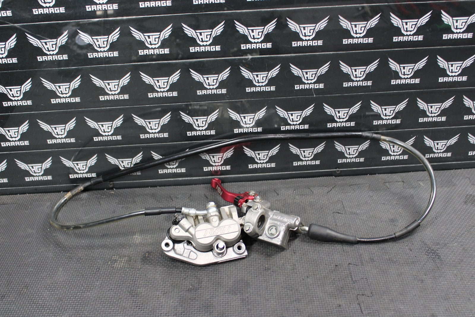2012 KAWASAKI KX250F OEM NISSIN FRONT BRAKE CALIPER MASTER CYLINDER ASSEMEMBLY - hggarage