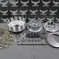 2005 00 - 07 HONDA CR125R OEM COMPLETE CLUTCH W PLATES BASKET HUB 22100 - KZ4 - L30 - hggarage