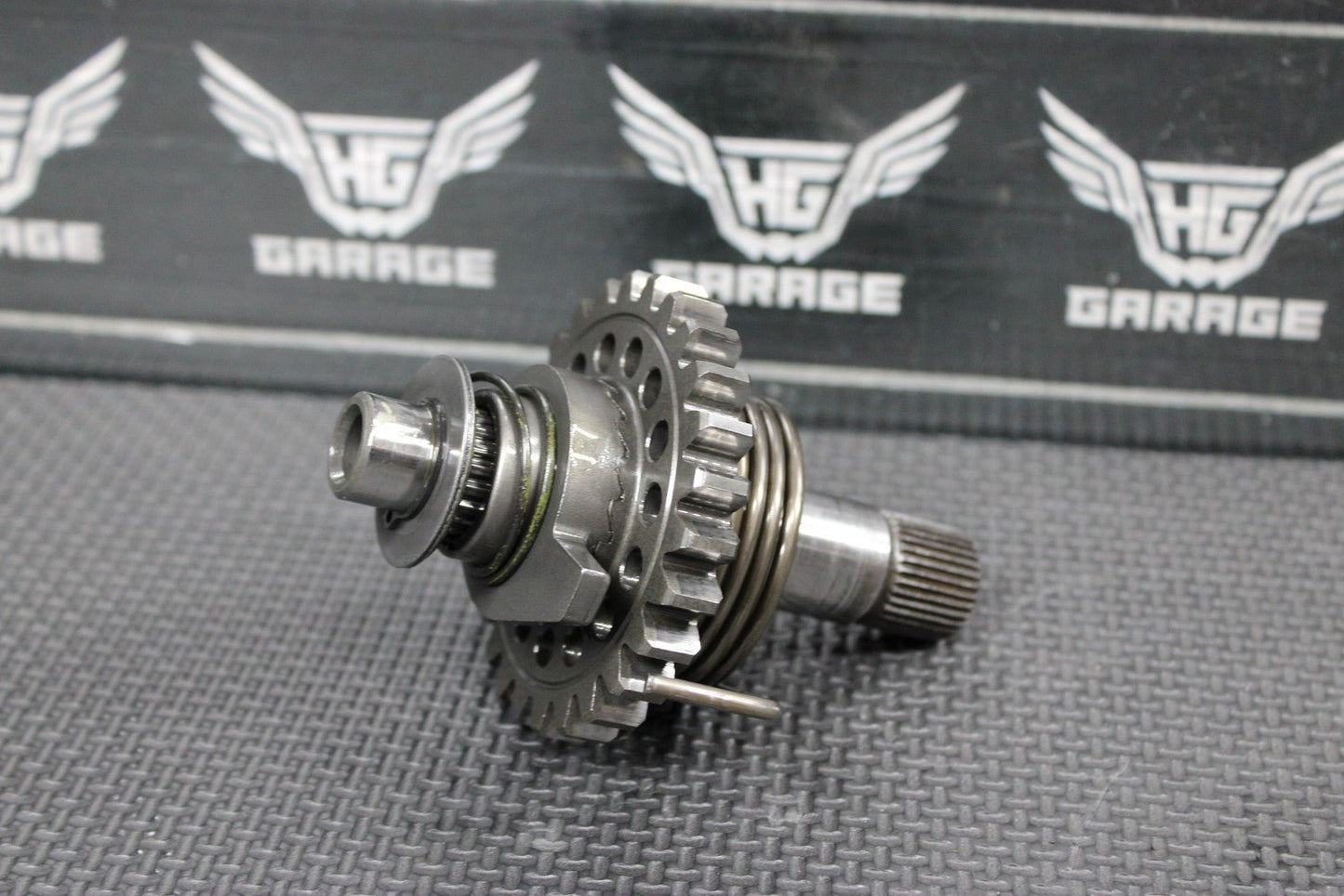 2001 YAMAHA YZ250 00 - 01 OEM KICKSTART KICK START SHAFT W IDLER GEAR GOOD! - hggarage