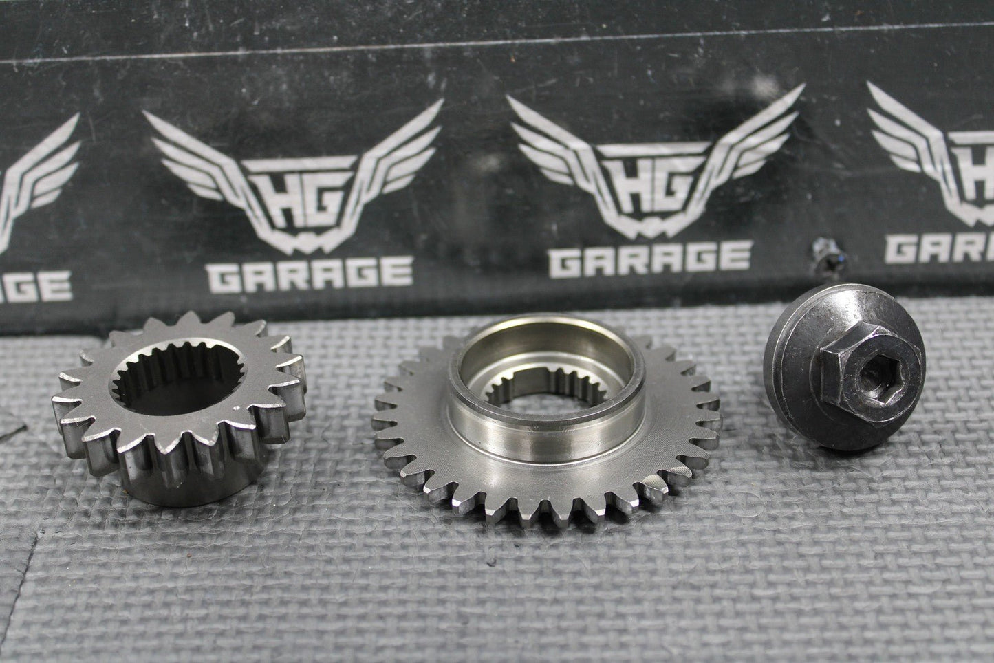 2008 2009 HONDA CRF250R OEM ENGINE CRANKSHAFT PRIMARY MAIN DRIVE GEARS BOLT SET - hggarage