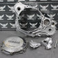 2006 YAMAHA YZ450F 06 - 09 ENGINE MOTOR INNER OUTER CLUTCH COVER WATERPUMP - hggarage