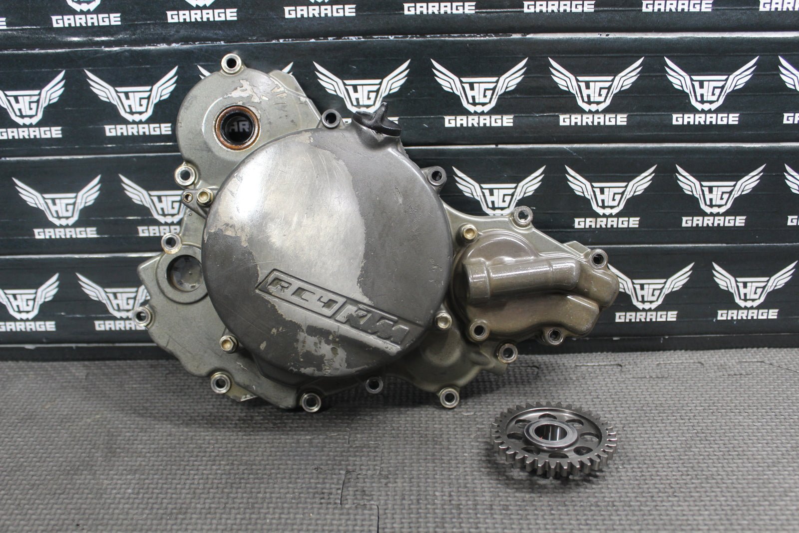 2008 KTM 250 XCF OEM ENGINE MOTOR INNER CLUTCH COVER OUTER CLUTCH COVER - hggarage