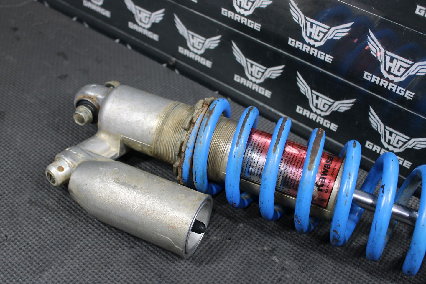 1991 KAWASAKI KDX250 OEM REAR BACK SHOCK ABSORBER SUSPENSION 45014-1498-W1