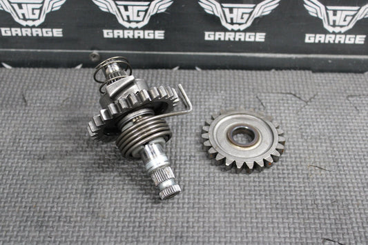 1999 HONDA OEM KICKSTART KICK START SHAFT W IDLER GEAR 28211 - GC4 - 600 28251 - GC4 - 7 - hggarage