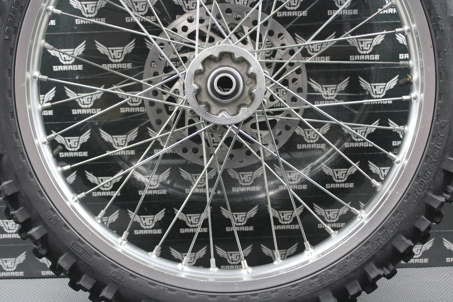 2003 HONDA 01 - 07 CR250R OEM DID FRONT WHEEL RIM HUB ORIGINAL TIRE 21" NICE! - hggarage
