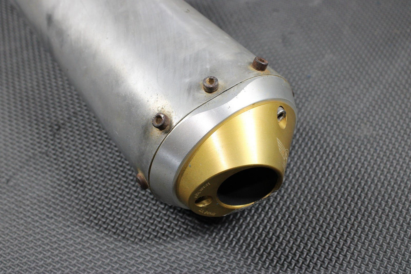 2006 YAMAHA YZ450F OEM MUFFLER EXHAUST SILENCER SLIP ON PIPE PRO MOTO BILLET CAP - hggarage