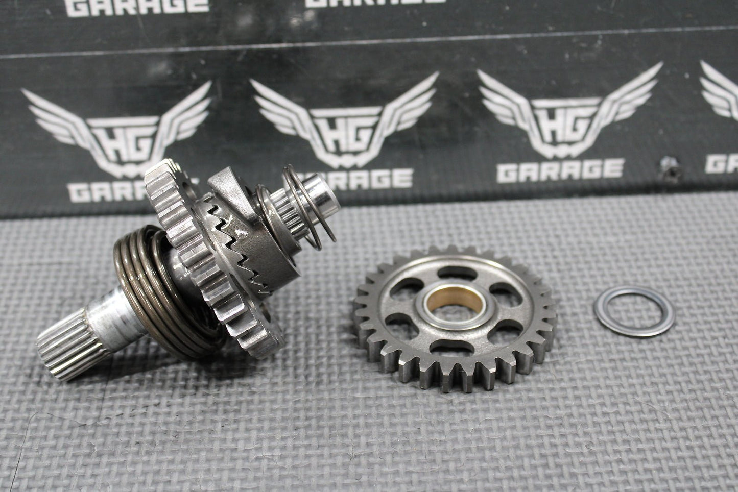 1999 HONDA CR125R OEM KICKSTART KICK START SHAFT W IDLER GEAR 28210 - KS6 - 700 - hggarage