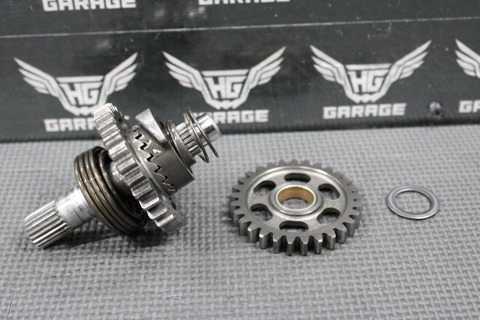 1999 HONDA CR125R OEM KICKSTART KICK START SHAFT W IDLER GEAR 28210 - KS6 - 700 - hggarage