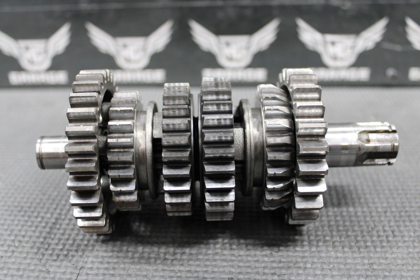 1991 KAWASAKI KX125 OEM TRANSMISSION TRANNY GEARBOX GEARS SHIFT FORKS NICE!! - hggarage