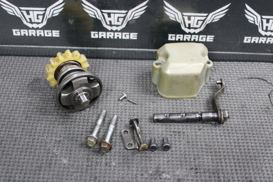 1991 KAWASAKI KDX250 OEM ENGINE POWERVALVE EXHUAST VALVE LINKAGE