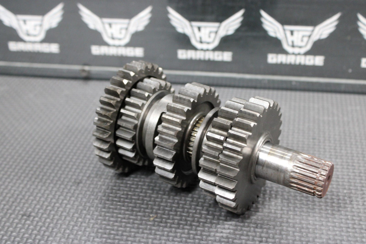2014 KAWASAKI 14 - 16 KX250F OEM ENGINE TRANSMISSION SHIFT FORKS DRUM GEARBOX DRUM - hggarage