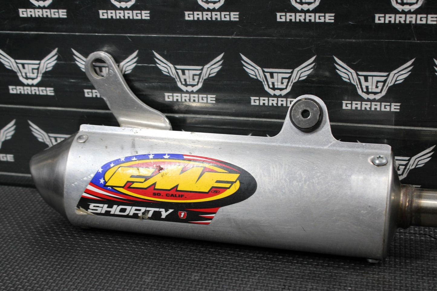 2002 YAMAHA YZ250 02 - 26 FMF SHORTY MUFFLER EXHAUST SILENCER SLIP ON PIPE - hggarage