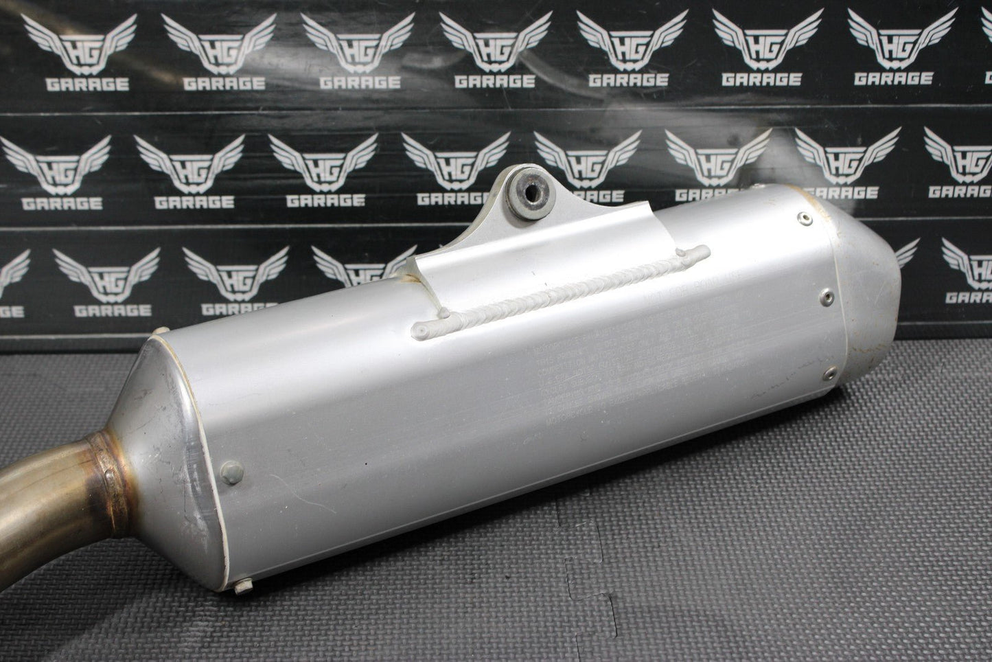 2012 KAWASAKI KX250F OEM MUFFLER EXHAUST SILENCER SLIP ON PIPE PIPE - hggarage