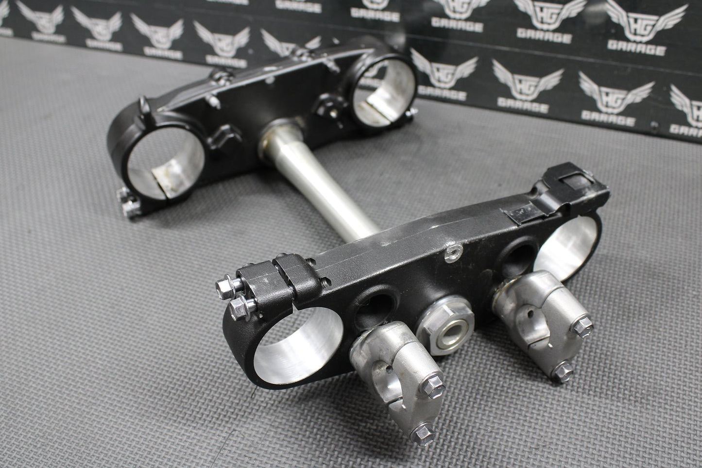 2019 18 - 21 YAMAHA YZ250FX OEM FRONT FORKS LOWER UPPER TRIPLE TREE STEM CLAMP - hggarage
