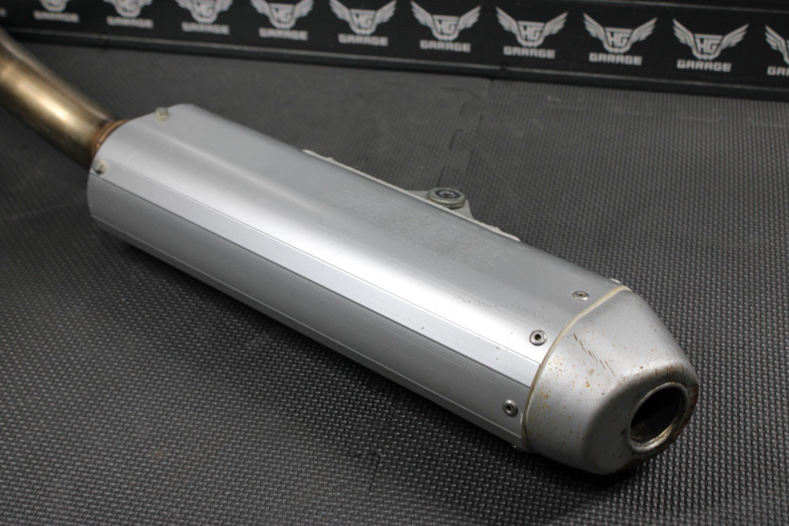2012 KAWASAKI KX250F OEM MUFFLER EXHAUST SILENCER SLIP ON PIPE PIPE - hggarage