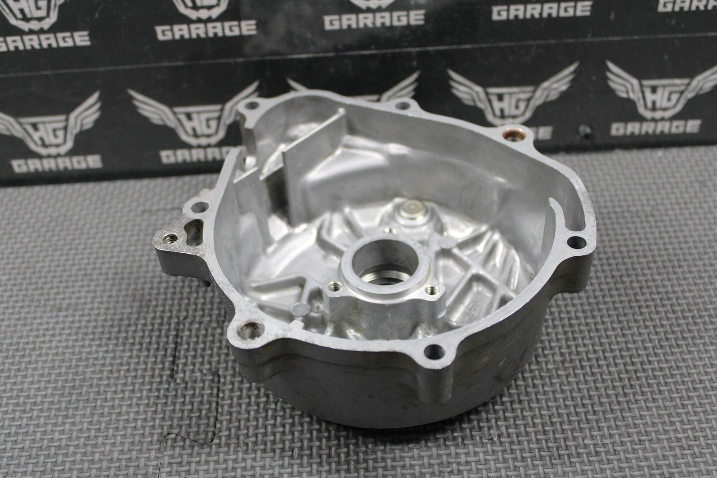 1991 HONDA 90 - 95 XR250R OEM LEFT CASE STATOR GENERATOR MAGNETO COVER 11341 - KZ1 - 6 - hggarage