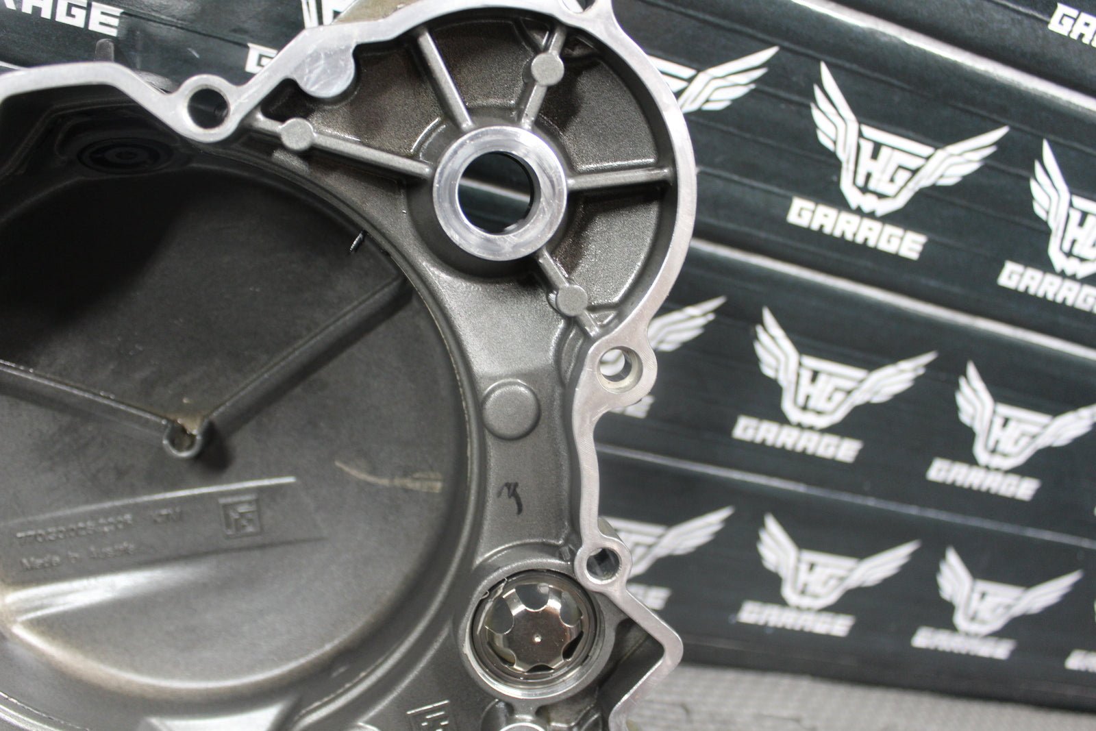 2008 KTM 250 XCF OEM ENGINE MOTOR INNER CLUTCH COVER OUTER CLUTCH COVER - hggarage