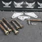 1990 HONDA XR250L XR250R OEM ENGINE MOTOR MOUNT STAY BRACKETS 50139-KT1-