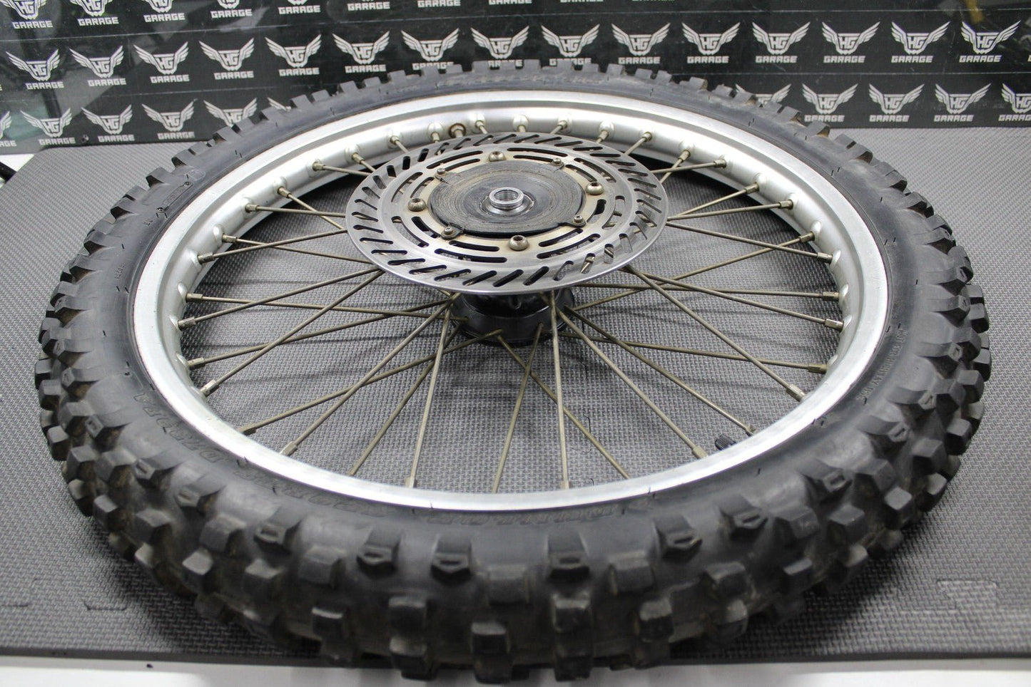 1988 HONDA CR125R CR250R CR500R OEM 21" FRONT WHEEL RIM HUB TIRE 446A5 - KS6 - 830 - hggarage