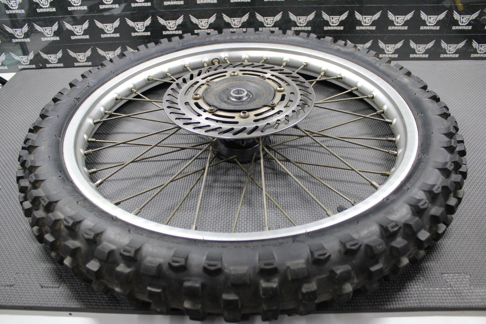 1988 HONDA CR125R CR250R CR500R OEM 21" FRONT WHEEL RIM HUB TIRE 446A5 - KS6 - 830 - hggarage