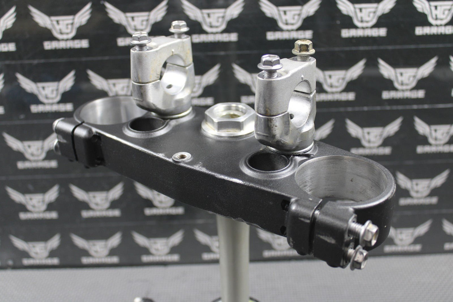 2020 YAMAHA 18 - 20 YZ250F OEM FRONT FORKS LOWER UPPER TRIPLE TREE STEM BAR CLAMP - hggarage