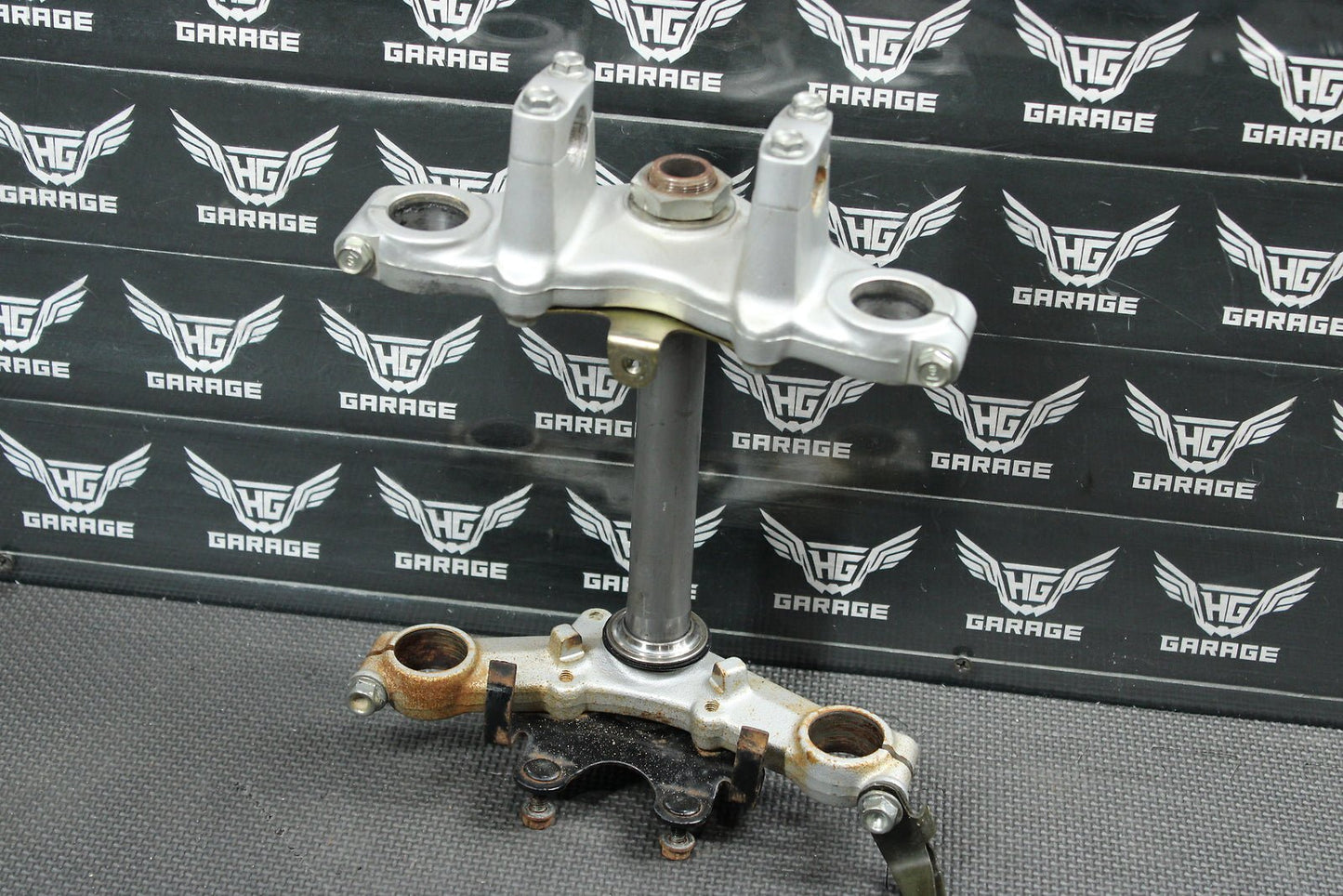 2001 Honda 01 - 03 XR100R XR80R OEM Front Forks Lower Upper Triple Tree Stem Clamp - hggarage