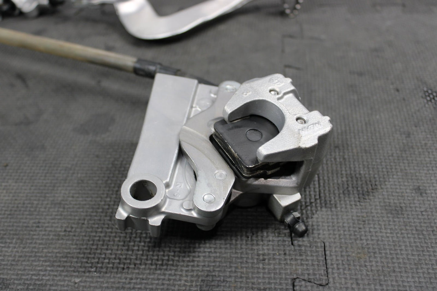 2016 KAWASAKI KX85 OEM NISSIN REAR BACK BRAKE CALIPER MASTER CYLINDER LEVER - hggarage
