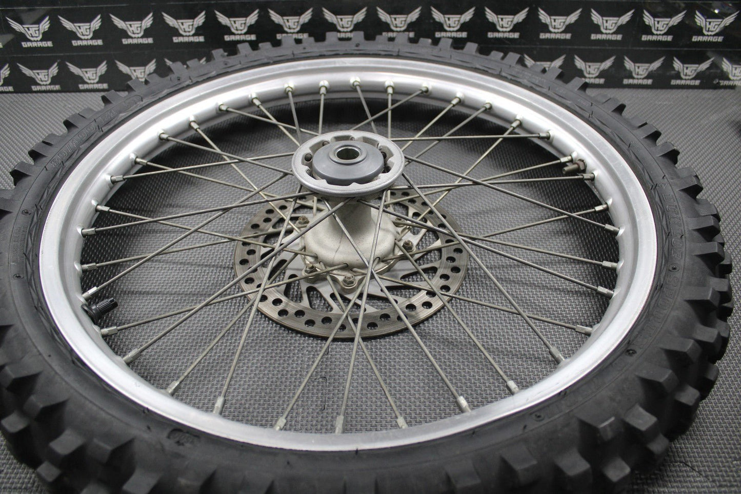 2001 HONDA 95 - 01 CR500R OEM ORIGINAL FRONT WHEEL RIM HUB ROTOR 44650 - MAC - 680 - hggarage