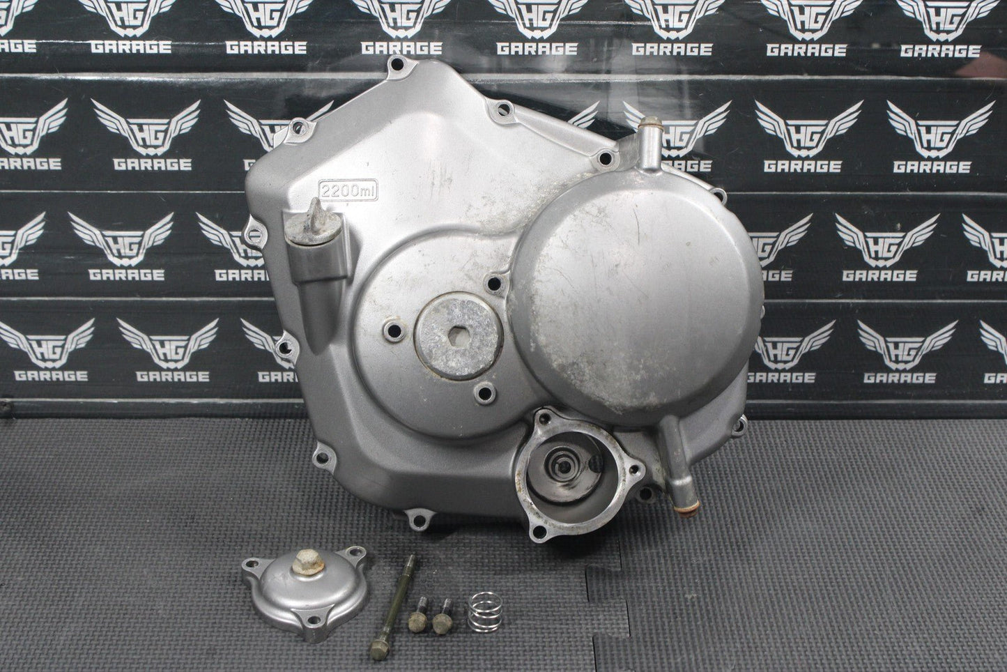 2004 SUZUKI 04 - 09 QUADSPORT LTZ250 RIGHT SIDE ENGINE MOTOR COVER CLUTCH COVER - hggarage